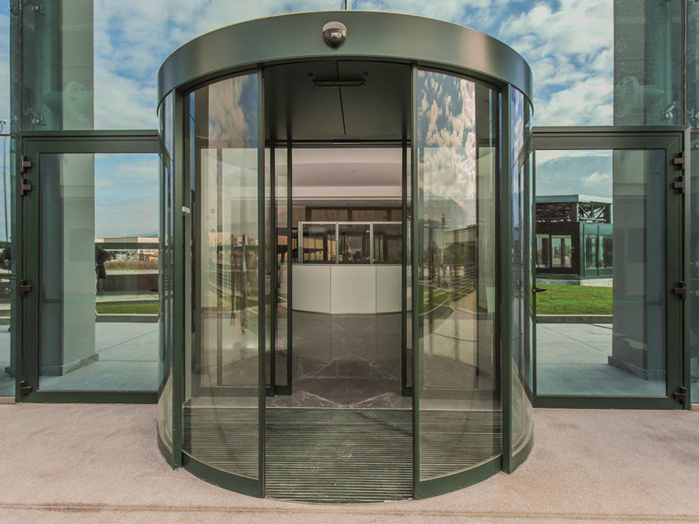 ساختار درب اتوماتیک منحنی